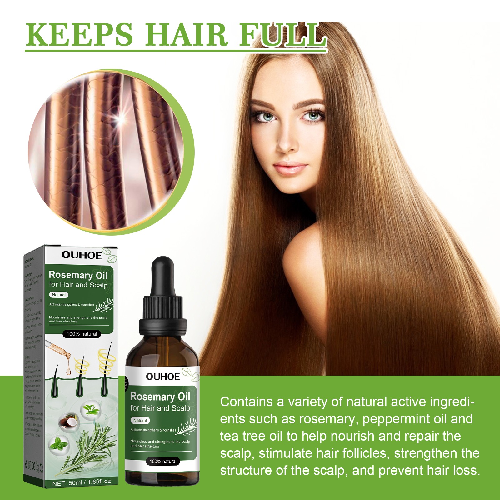 Масло розмарина для роста воло – обзор и цена Hair Care Ouai